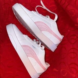 Puma Jada Classic BlueSky Dreams Kids Sneakers - white/pink - US 3C • Fast Ship